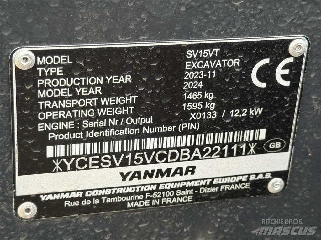 Yanmar SV15VT Vidēja lieluma ekskavatori 7 t - 12 t