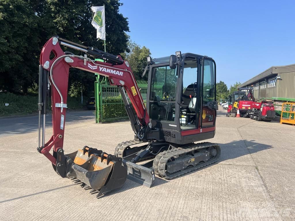 Yanmar SV26 Vidēja lieluma ekskavatori 7 t - 12 t