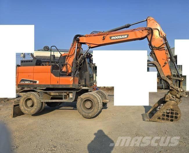 Doosan DX 140 W-5 Ekskavatori uz riteņiem