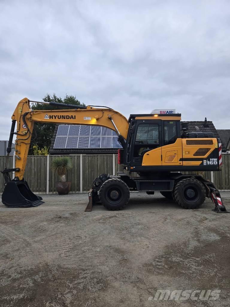 Hyundai HW 160 Ekskavatori uz riteņiem