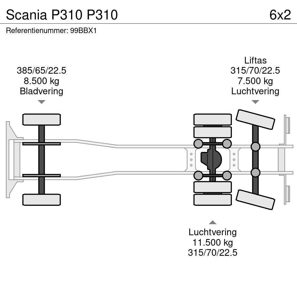Scania P310 P310 Atkritumu izvešanas transports