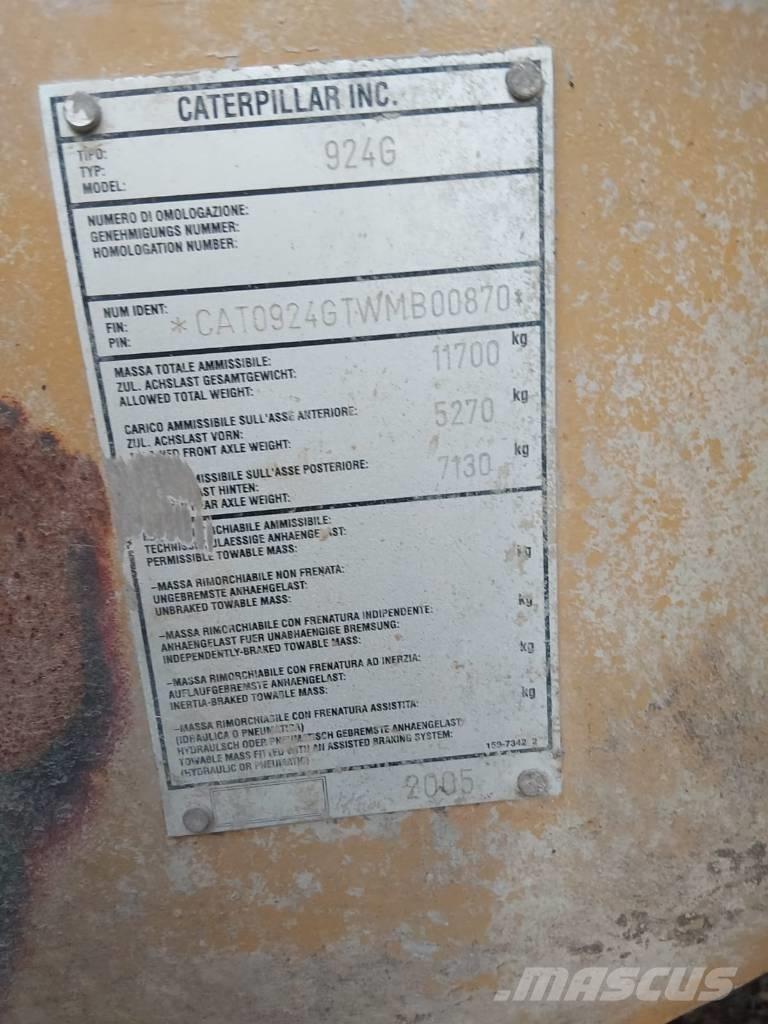 CAT 924 G Iekrāvēji uz riteņiem