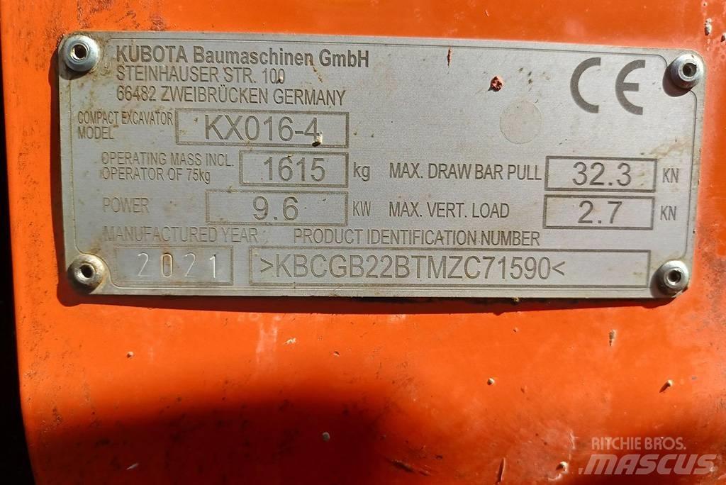 Kubota KX016-4G Mini ekskavatori < 7 t