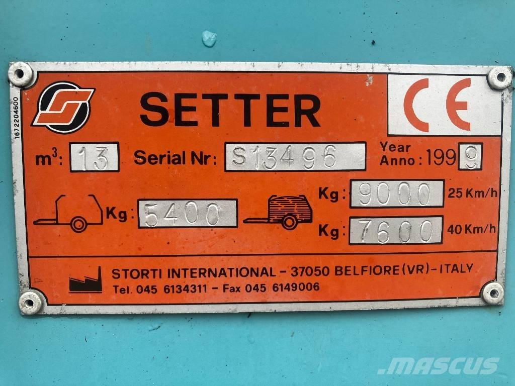 Storti setter ds 130 Tvertņu izkraušanas aprīkojums