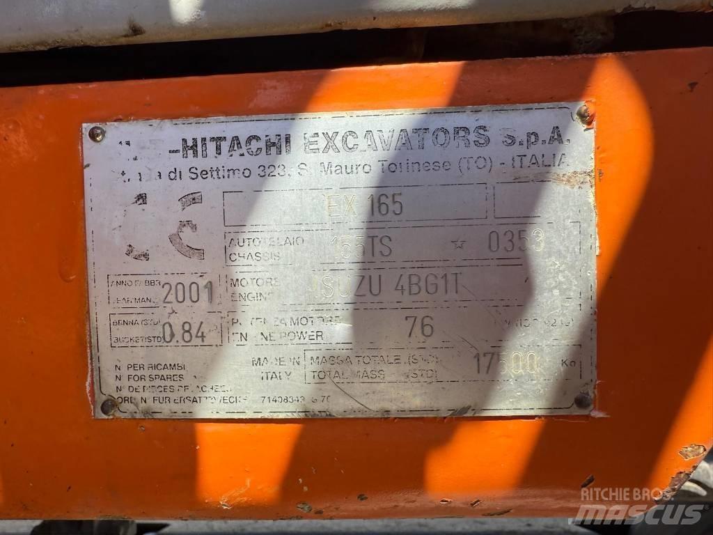 Fiat Hitachi EX 165 Kāpurķēžu ekskavatori