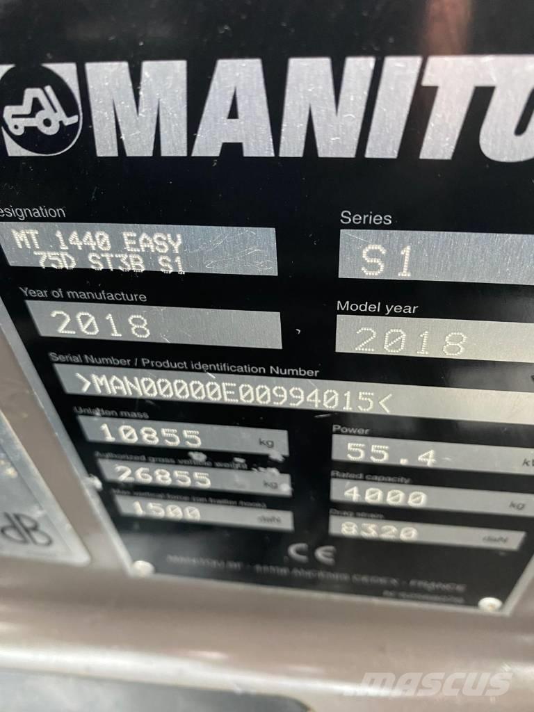 Manitou MT 1440 Teleskopiskie manipulatori