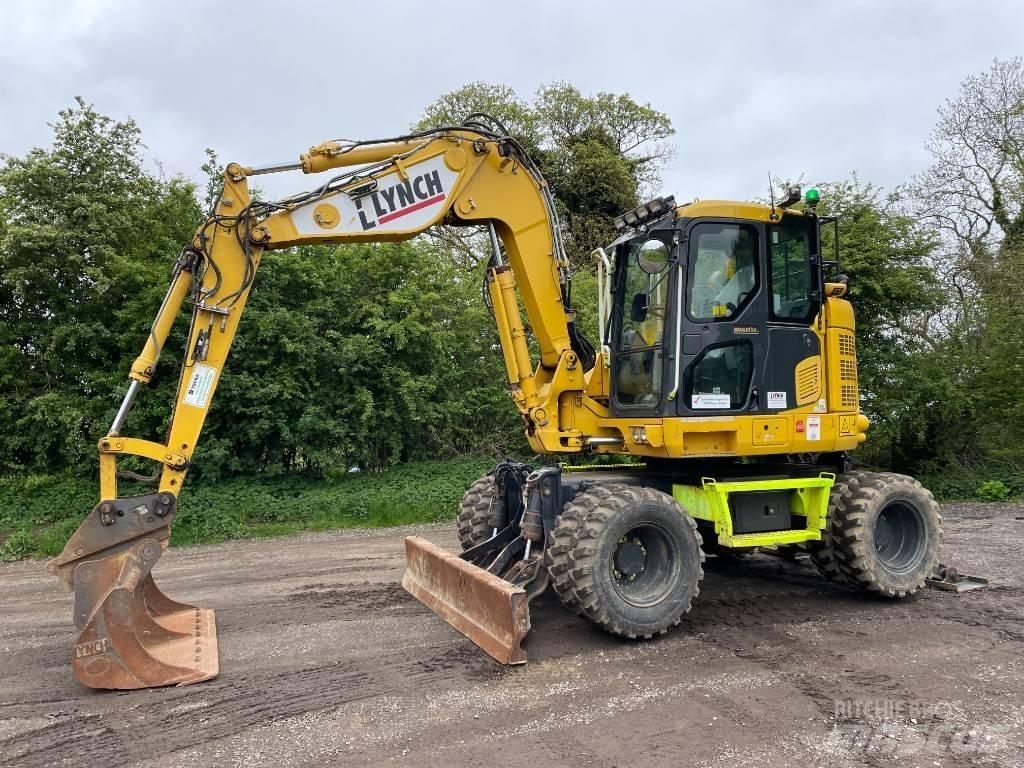 Komatsu PW 118 Ekskavatori uz riteņiem