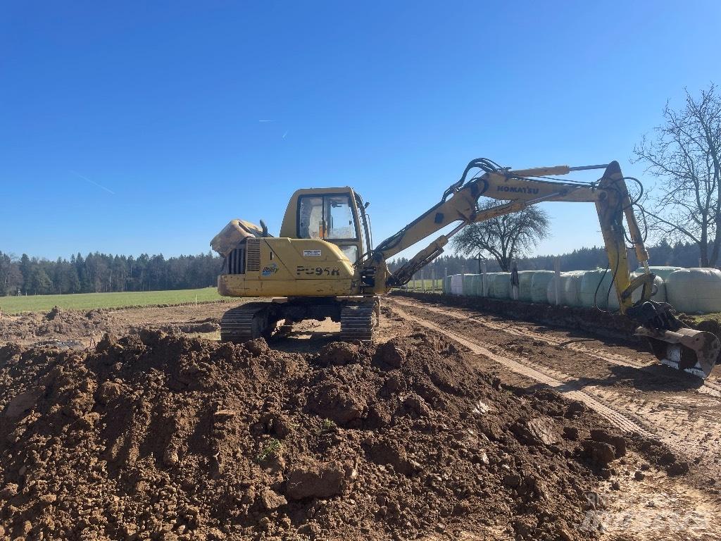 Komatsu Pc 95 r Vidēja lieluma ekskavatori 7 t - 12 t