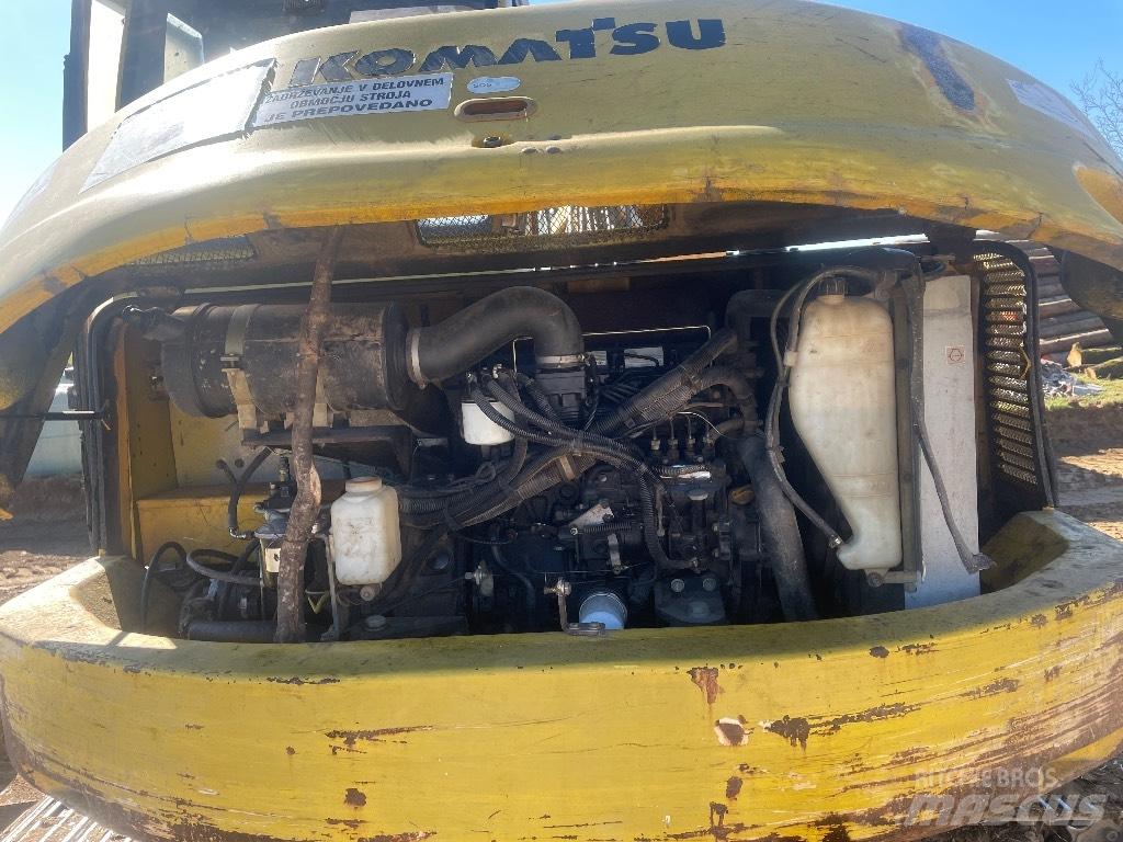 Komatsu Pc 95 r Vidēja lieluma ekskavatori 7 t - 12 t