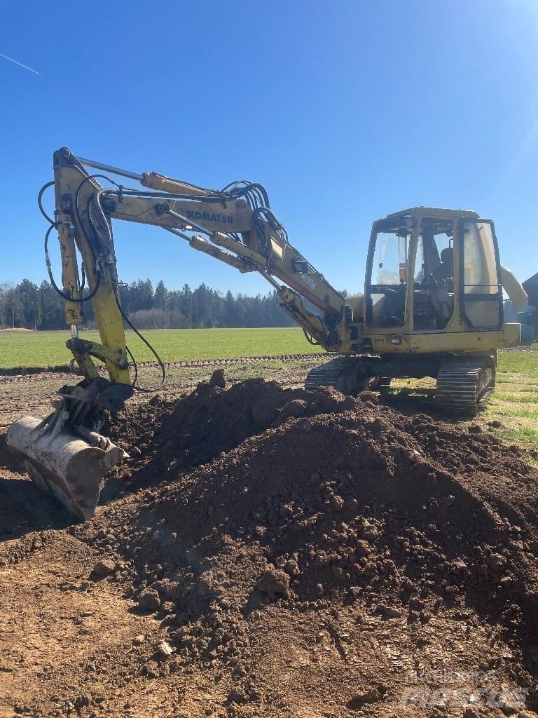 Komatsu Pc 95 r Vidēja lieluma ekskavatori 7 t - 12 t