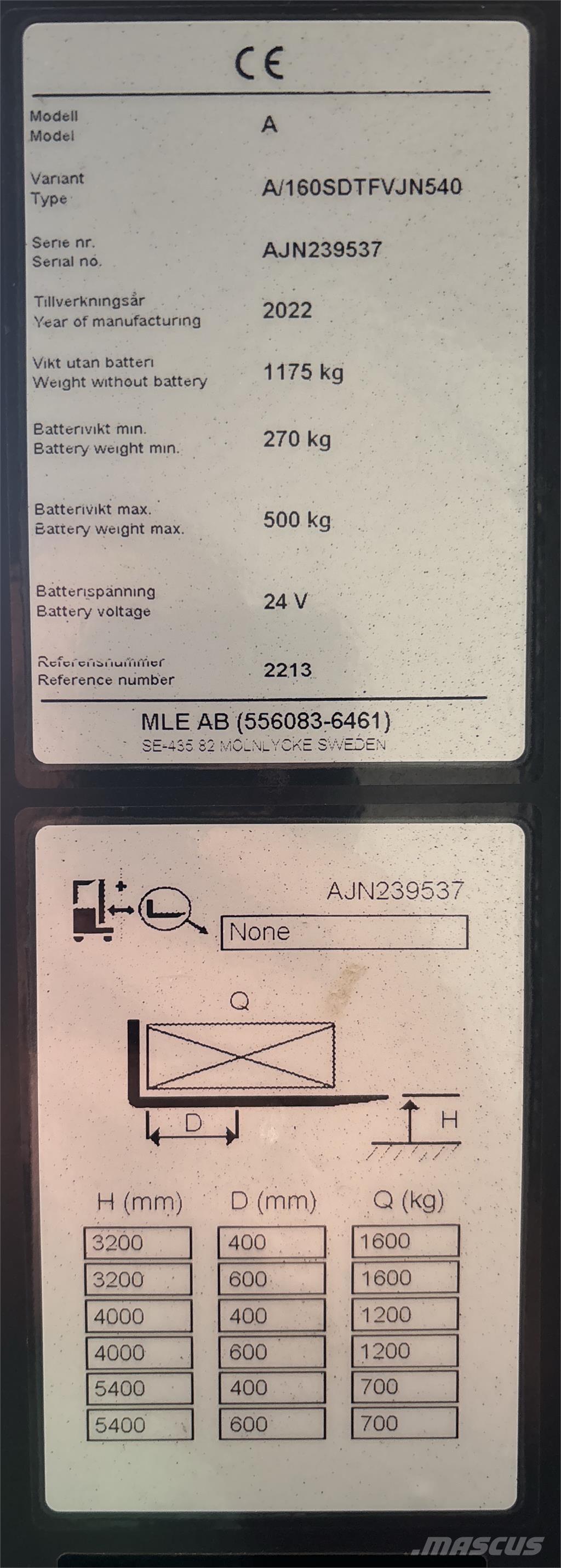 Atlet A160 Pašgājēji krautnētāji