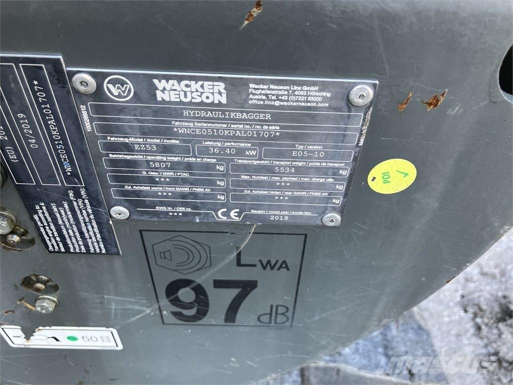 Wacker Neuson EZ 53 Mini ekskavatori < 7 t