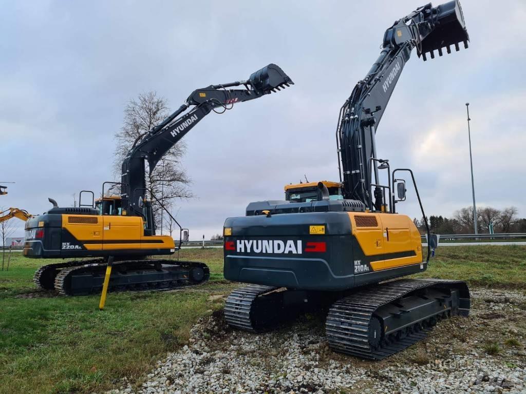 Hyundai HX210AL Kāpurķēžu ekskavatori