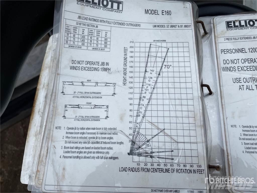 Elliott E160 Smagās mašīnas ar celtni