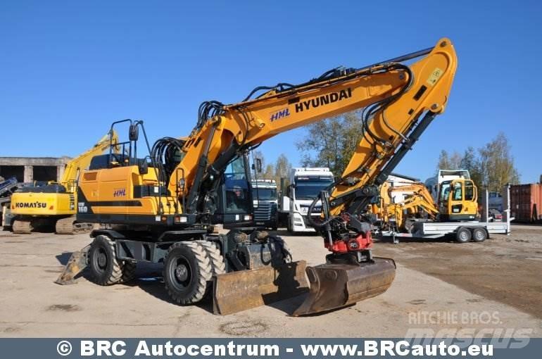 Hyundai HW160 Ekskavatori uz riteņiem