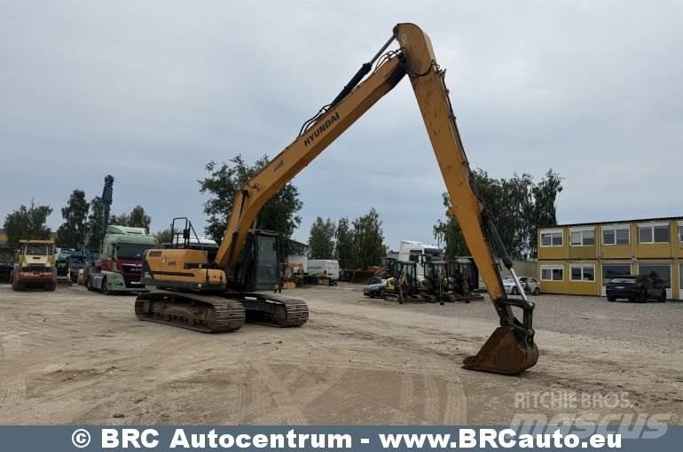 Hyundai HX220LR Kāpurķēžu ekskavatori