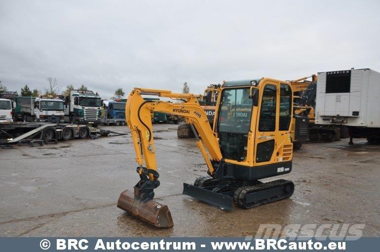 Hyundai R18-9AK Mini ekskavatori < 7 t