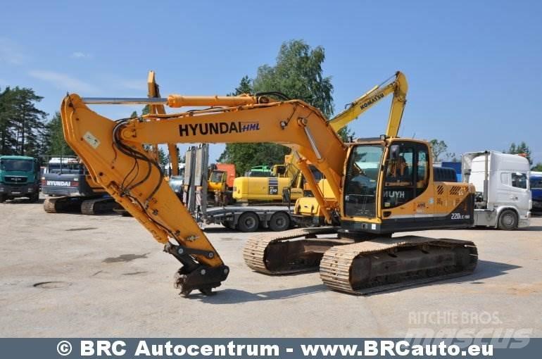 Hyundai R220LC-9A Kāpurķēžu ekskavatori