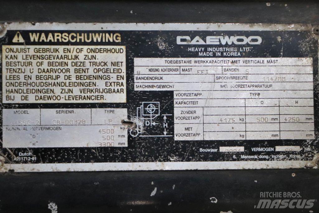 Daewoo G45SC-2 LPG tehnika
