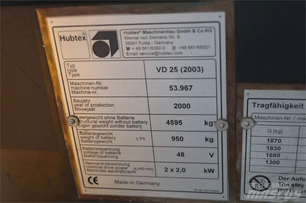Hubtex VD 25 Pārvadātājs iekraušanai no sāniem