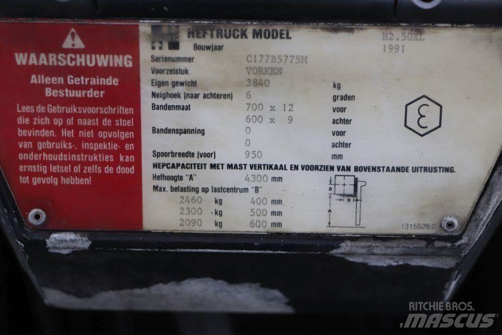 Hyster H2.50XL LPG tehnika