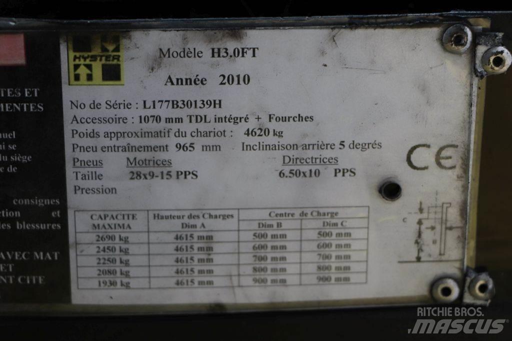 Hyster H3.0FT LPG tehnika