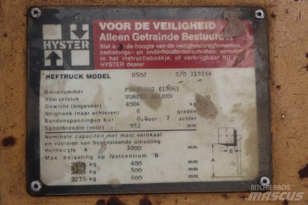 Hyster H50J LPG tehnika