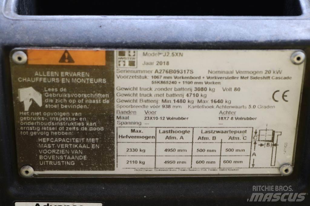 Hyster J2.5XN Elektriskie iekrāvēji