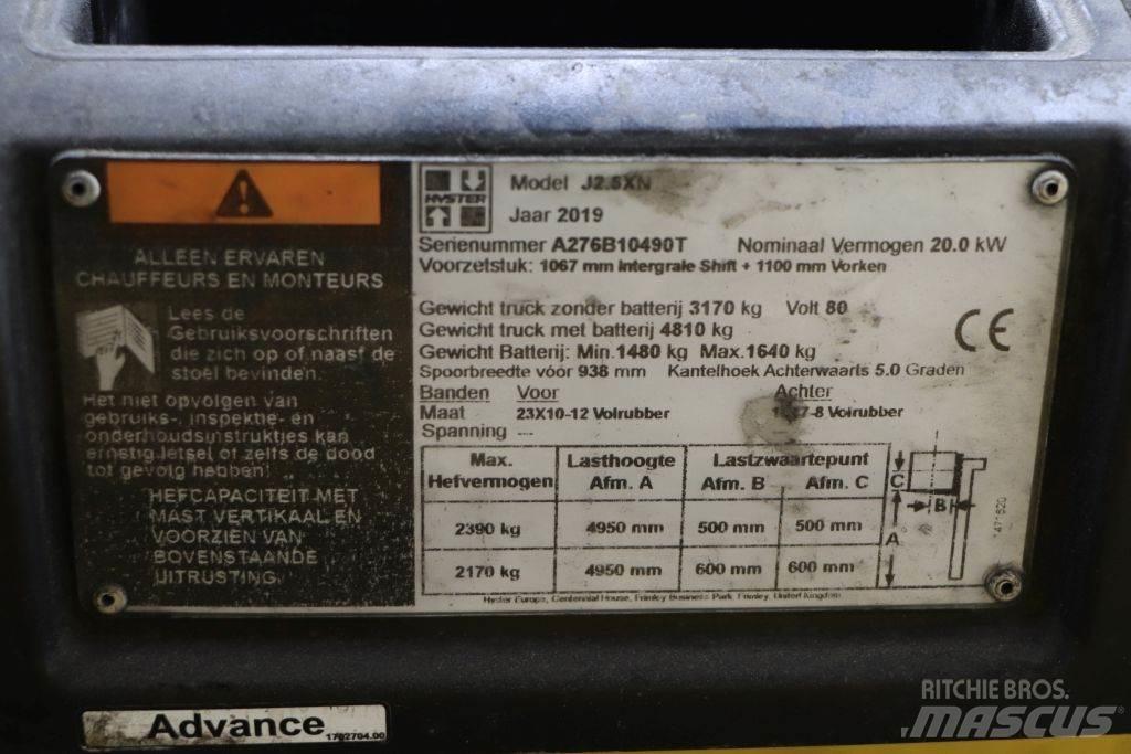 Hyster J2.5XN Elektriskie iekrāvēji