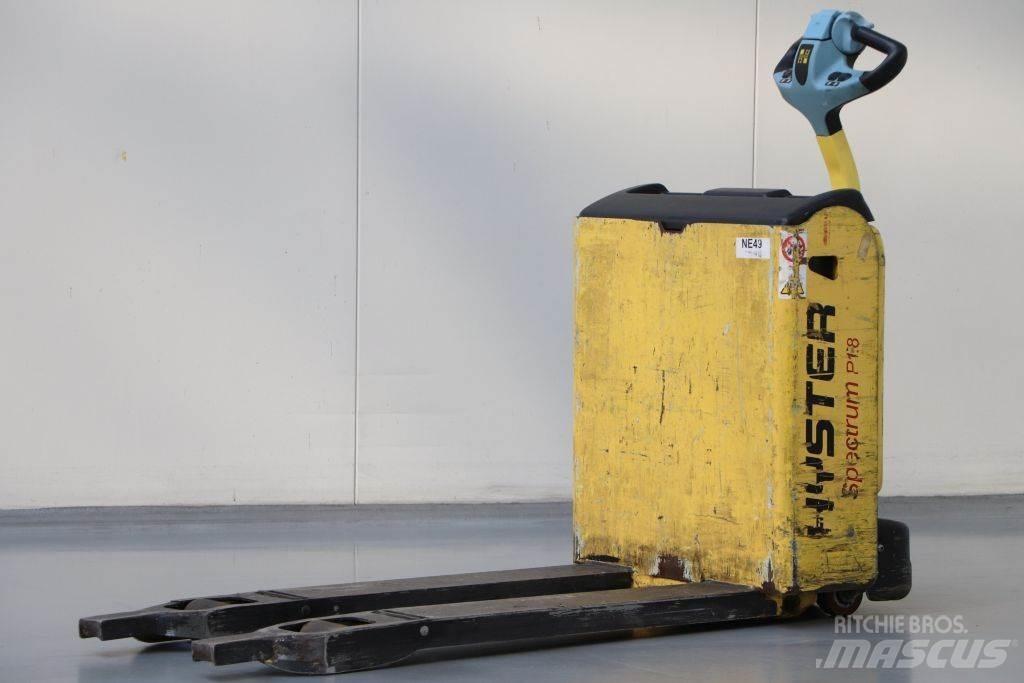 Hyster P1.8 Zemie palešu pacēlāji