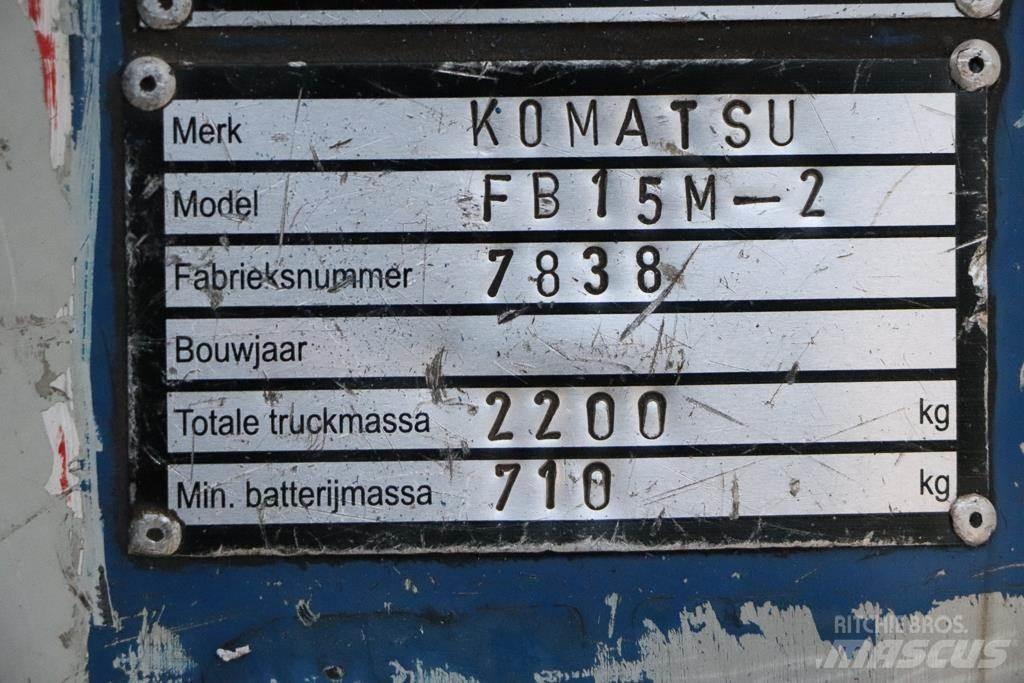 Komatsu FB15M-2 Elektriskie iekrāvēji