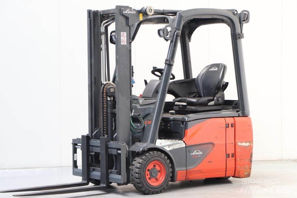 Linde E16C-02 Elektriskie iekrāvēji