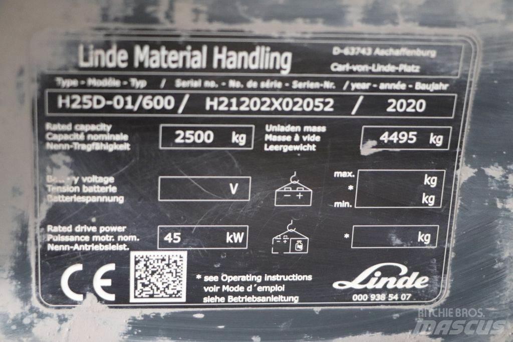 Linde H25D-01/600 Tehnika ar dīzeļa dzinēju