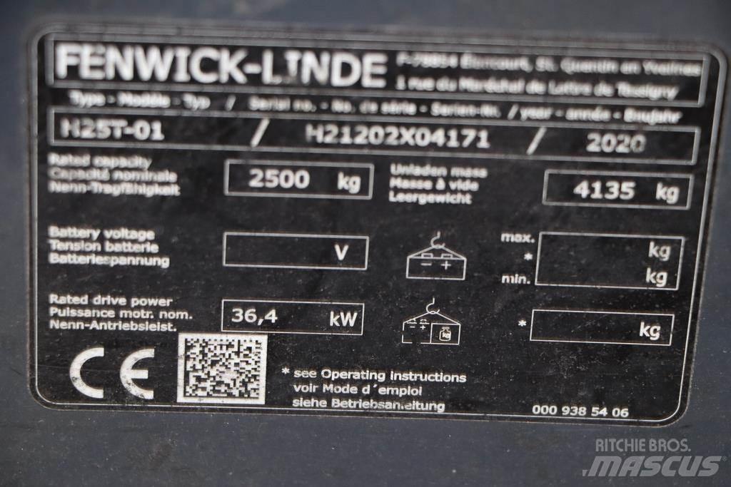 Linde H25T-01 LPG tehnika