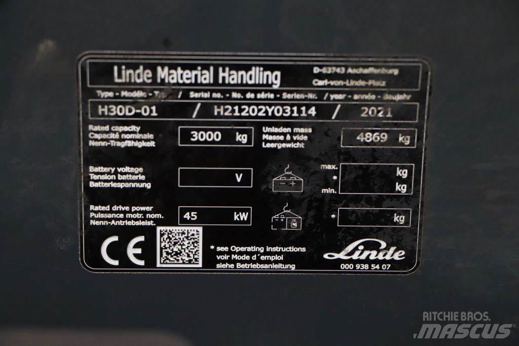 Linde H30D-01 Tehnika ar dīzeļa dzinēju