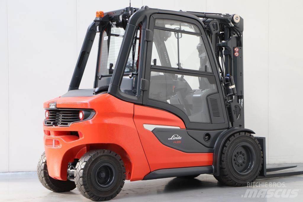 Linde H35D-01 Tehnika ar dīzeļa dzinēju