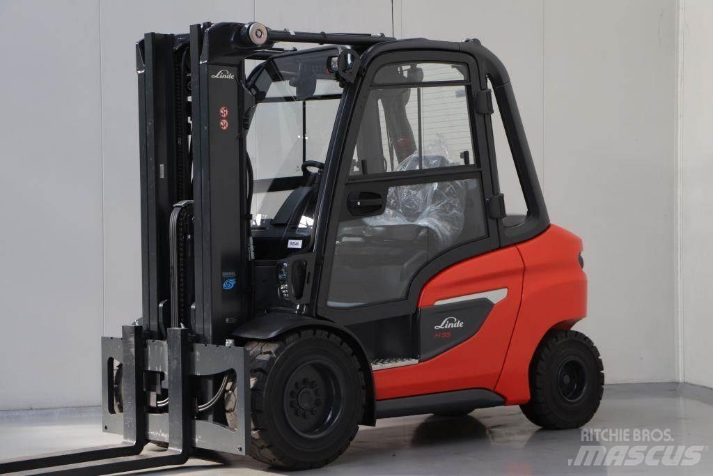 Linde H35D-01 Tehnika ar dīzeļa dzinēju