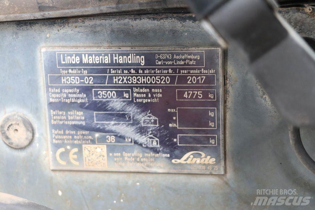 Linde H35D-02 Tehnika ar dīzeļa dzinēju