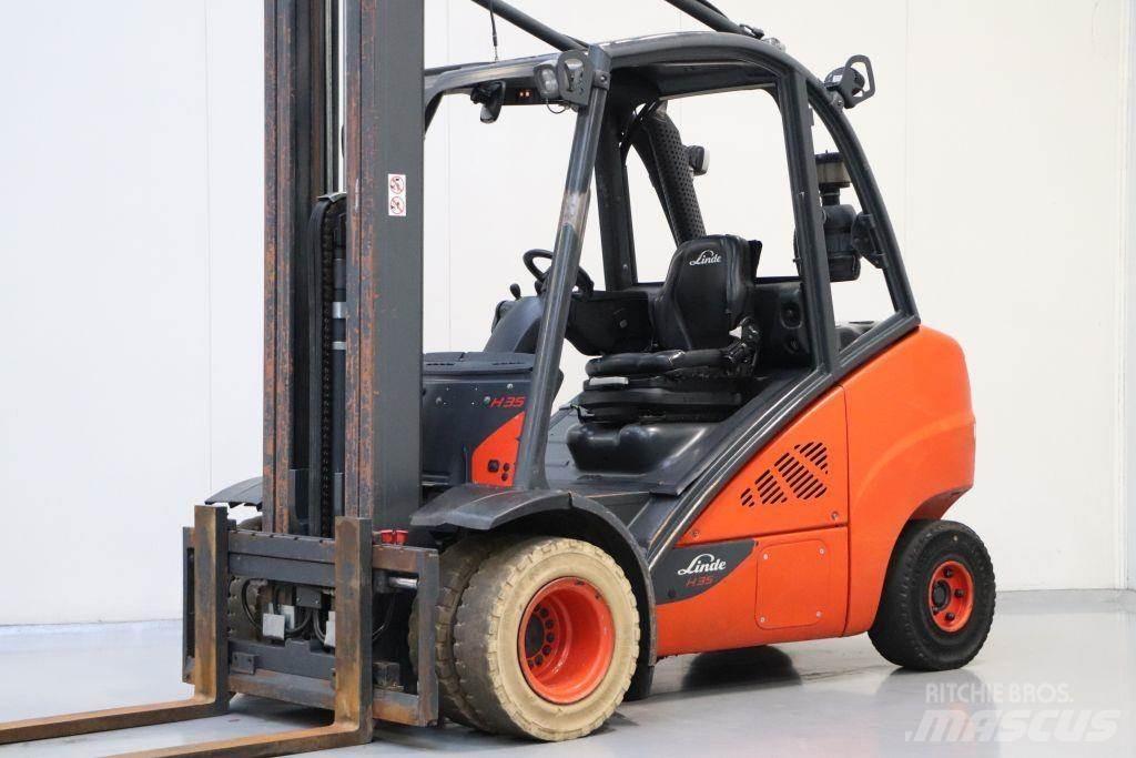 Linde H35D-02 Tehnika ar dīzeļa dzinēju