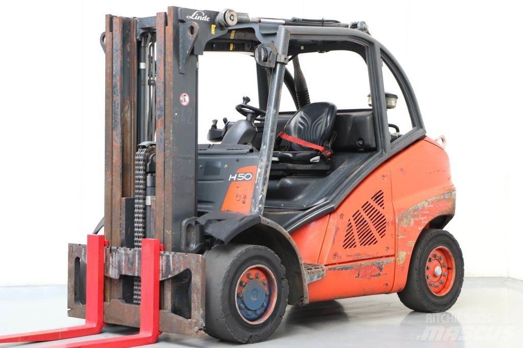 Linde H50D Tehnika ar dīzeļa dzinēju