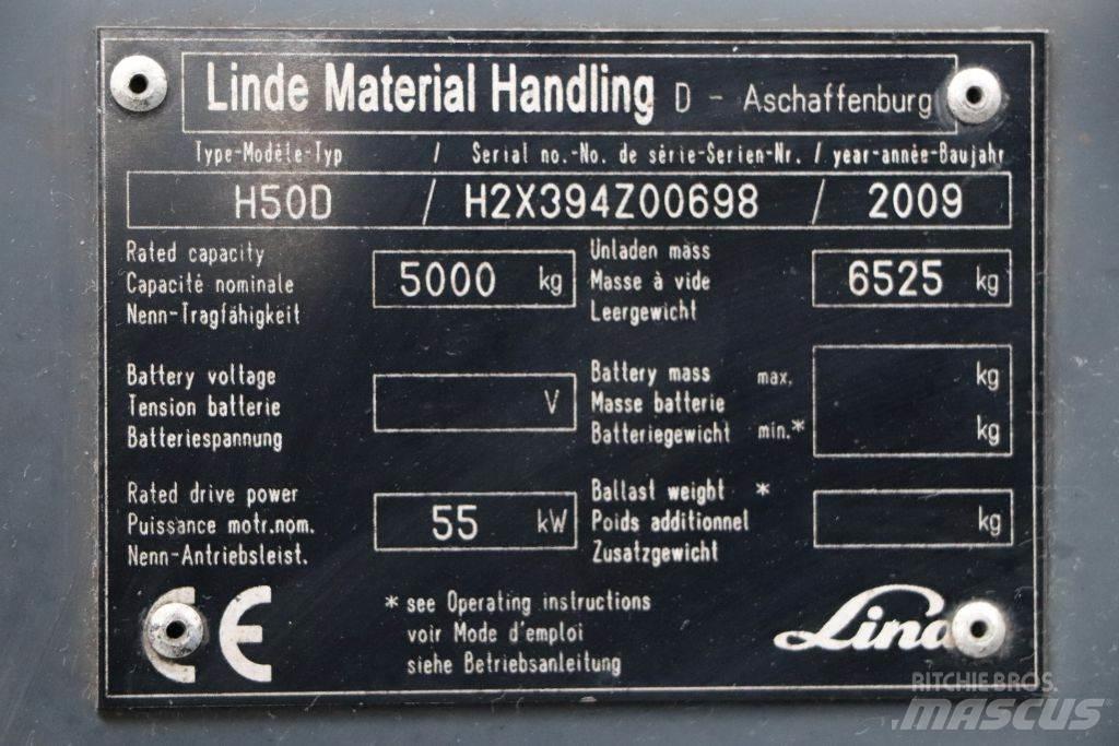 Linde H50D Tehnika ar dīzeļa dzinēju