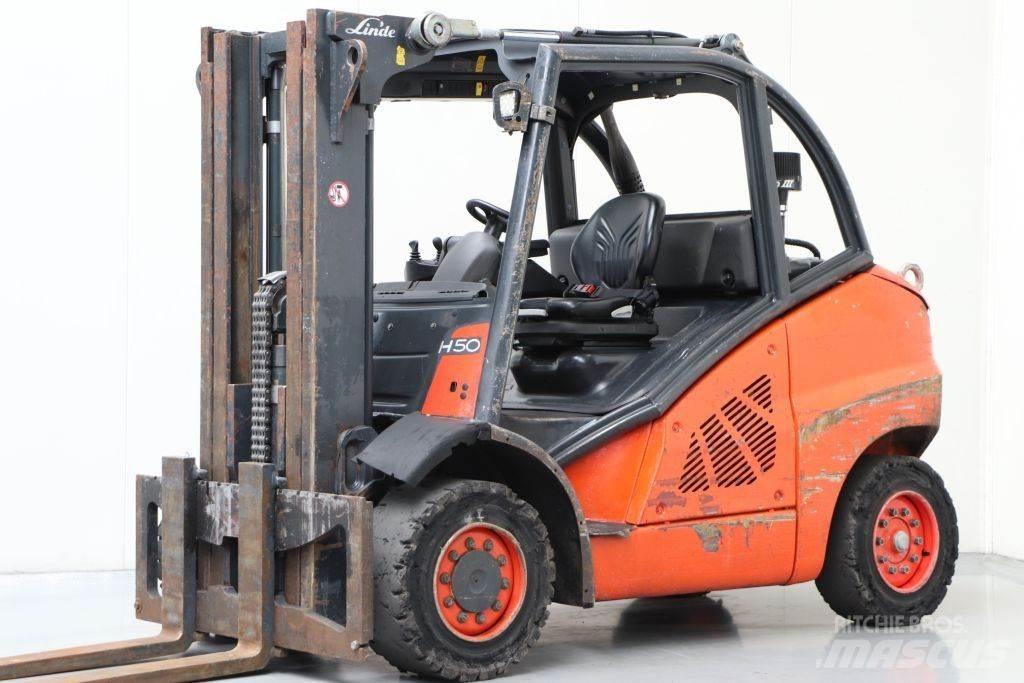 Linde H50D Tehnika ar dīzeļa dzinēju