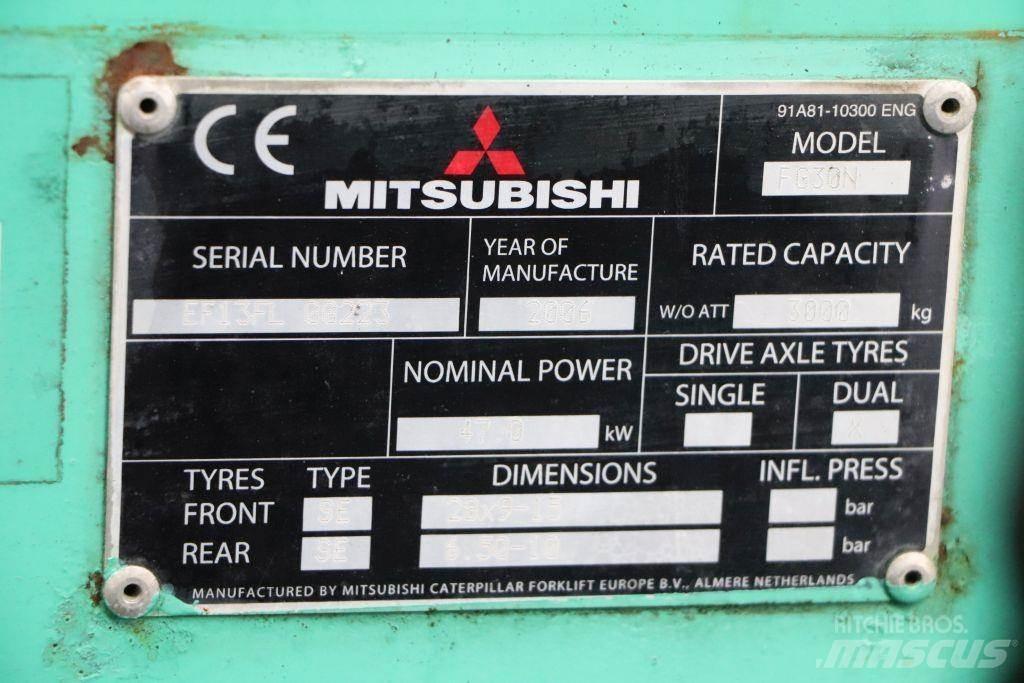 Mitsubishi FG30N LPG tehnika