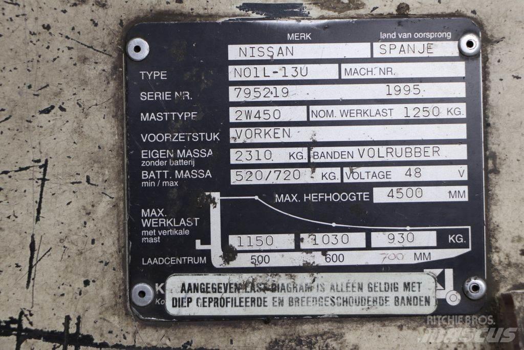 Nissan N01L-13U Elektriskie iekrāvēji