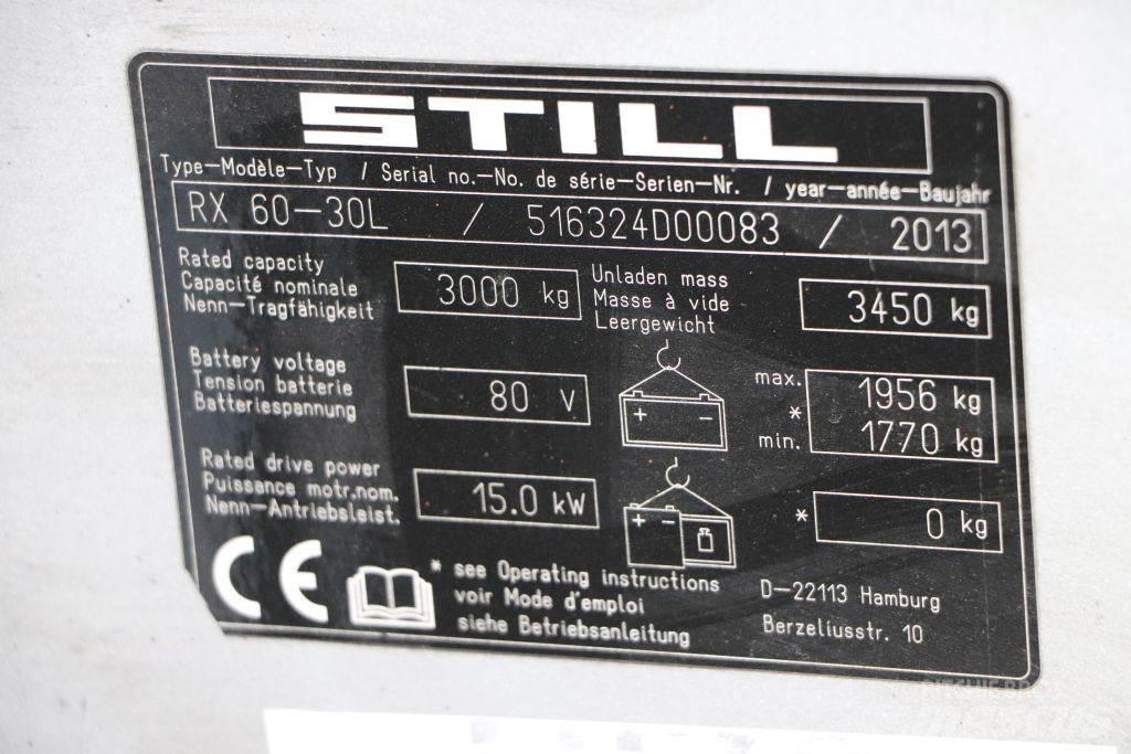 Still RX60-30L Elektriskie iekrāvēji