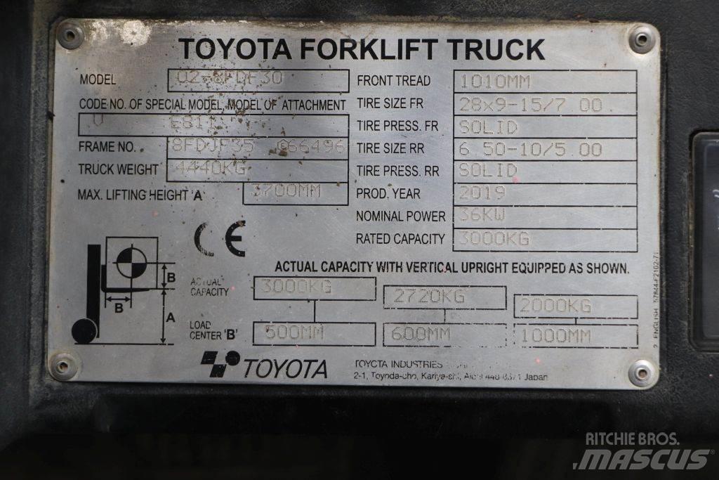 Toyota 02-8FDF30 Tehnika ar dīzeļa dzinēju