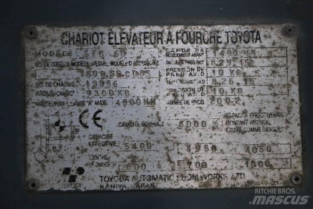Toyota 5FD60 Tehnika ar dīzeļa dzinēju