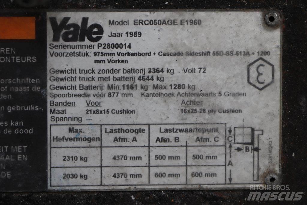 Yale ERC050AGE Elektriskie iekrāvēji
