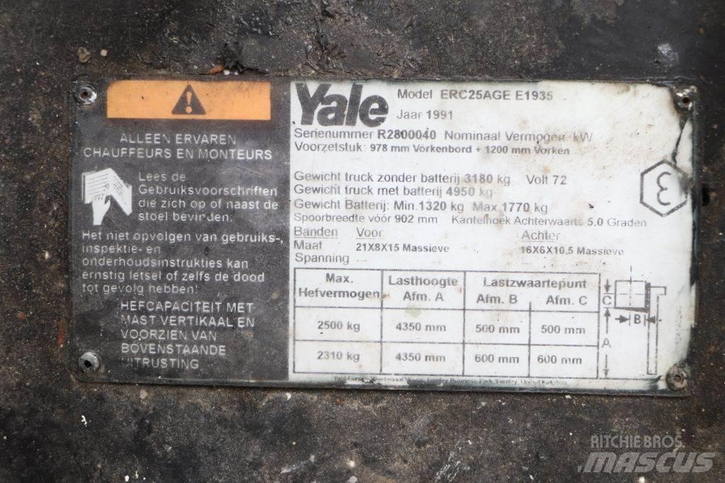 Yale ERC25AGE Elektriskie iekrāvēji