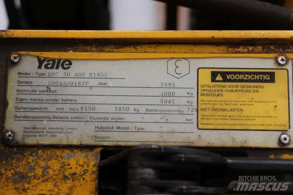Yale ERC30AGS Elektriskie iekrāvēji